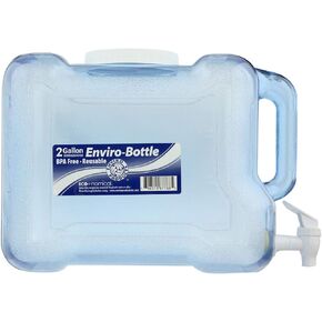 زجاجة ثلاجة New Wave Enviro BpA خالية من 2 جالون مع حنفية