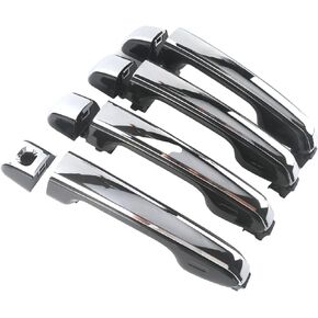 69210-60170 Front Rear Left and Right Side Exterior Door Handles Compatible with 2010-2021 Lexus GX460 Toyota 4Runner Replace# 69250-60060