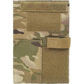 OCP Military Log Book Cover, Tactical Notebook Cover for 5.5"X 8" Journal Notebook Cover, OCP Green Book Cover, Field Notes Ring Binder, Folder Planners, Legal Pads with Pen Holder