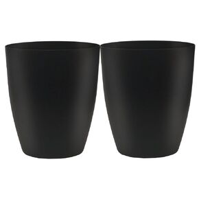 Plastic Small Trash Can 2 Gallon/7.6 Liter Garbage Can Wastebasket for Bathroom Bedroom Kitchen Office (2 Pack, Green)