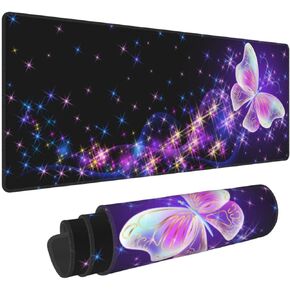 Vintage Mystic Goth Witchy Mouse Pad Extended Large Gaming Mouse Pad XL Oversized Desk Pad Stitched Edges 31.5 X 11.8 Inch