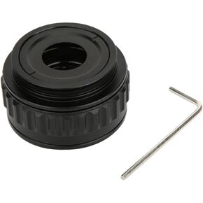 Microscope Adapter, 0.35X Camera Eyepiece CTV Microscope Lens Camera Interface Adapters Mount Lens Adapter Microscope Accessory for Trinocular Stereo Microscope with Hex Scoket Wrench, Black