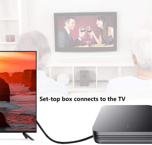 كابل محول ذكر HDMI ذكر عالي السرعة مطلي بالذهب 90 زاوية من اليمين إلى اليسار يدعم إيثرنت وثلاثي الأبعاد وإرجاع الصوت (0.3M 2Pack LL-LL) in Kuwait