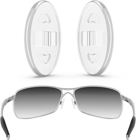 قطع وسادات أنف بديلة شفافة لنظارات Oakley Holbrook Ti OO6048 الشمسية in Kuwait