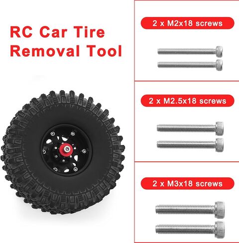 RC Car Tools 1.9 2.2 inch Beadlock Hub Assemble/Removal Tool Fits for 1/10 Traxxas TRX4 TRX6 Crawler Axial SCX10 Capra Redcat Beadlock Hub Wheel in Saudi Arabia