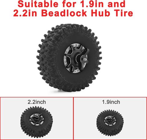 RC Car Tools 1.9 2.2 inch Beadlock Hub Assemble/Removal Tool Fits for 1/10 Traxxas TRX4 TRX6 Crawler Axial SCX10 Capra Redcat Beadlock Hub Wheel in Saudi Arabia