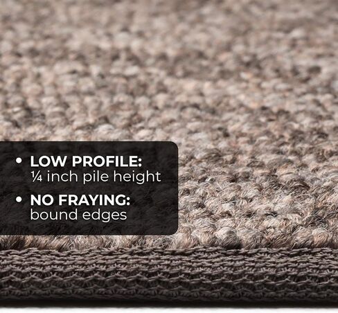 House, Home and More Skid-Resistant Carpet Runner - Pebble Gray - 10 Feet X 27 Inches in Saudi Arabia