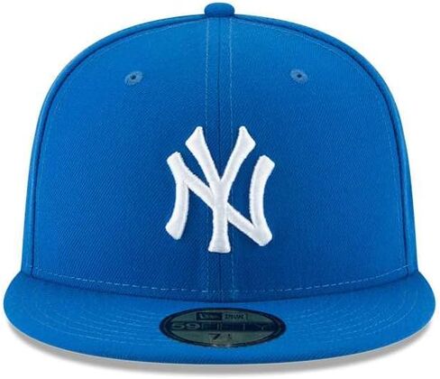 New Era 59Fifty Hat York Yankees MLB Basic Blue Fitted Cap 11591129 7 in Saudi Arabia