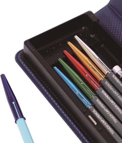 Kutsuwa RB028-10P Pencil Cap, Silver, 10 Pack Set in Saudi Arabia
