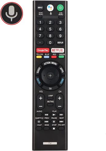 جهاز التحكم عن بعد الصوتي الجديد RMF-TX300U Raplace RMF-TX200U RMF-TX201U، لتلفزيون سوني الذكي LED 4K Ultra HDTV 149331811 XBR-75X940D XBR-55X930D XBR-65X930D XBR-75X850D XBR-55X850S مع بطاريتين in Kuwait