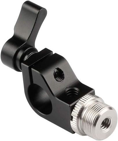 CAMVATE 15mm Rod Clamp With 5/8"-27 Screw Connectors For Microphone - 1938 in Saudi Arabia