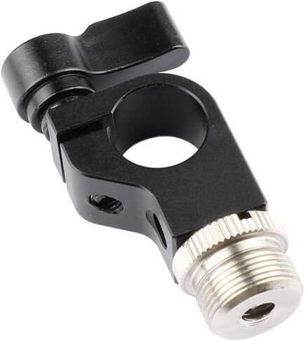 CAMVATE 15mm Rod Clamp With 5/8"-27 Screw Connectors For Microphone - 1938 in Saudi Arabia