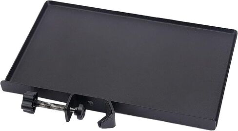 صينية بطاقة الصوت، حامل رف معدني، مشبك هاتف، حامل ميكروفون حديدي، حامل ثلاثي القوائم مباشر، علبة بطاقة الصوت، رف ثابت للبث (أسود) in Kuwait