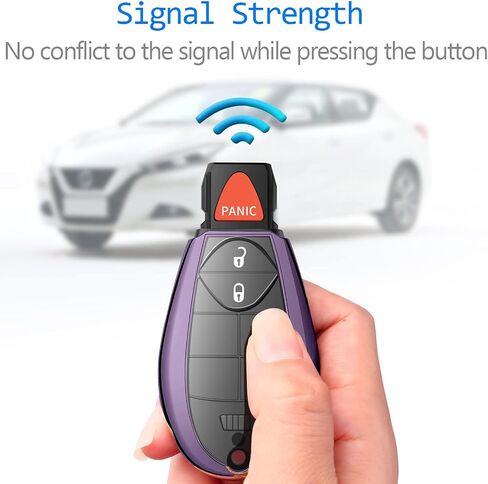 Tukellen for Dodge Key Fob Cover,Special Soft TPU Key Case Cover Protector Compatible with 2013-2018 Ram Grand Caravan Charger Challenger Durango Journey Magnum Remote/Smart Key,Key Shell-Blue in Saudi Arabia