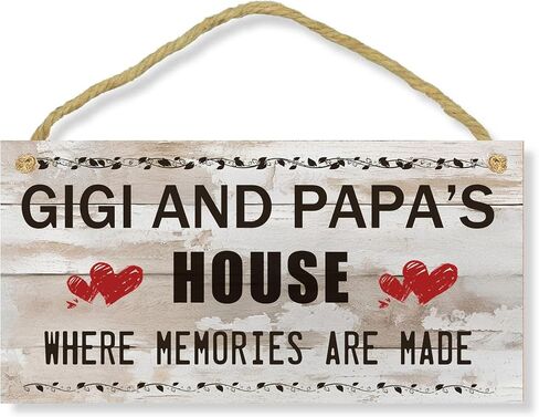 Mini Gifts Mini And Papa's House Sign Gift For Dad Papa Grandparents Indoor Outdoor Signs 12x6 Inch in Saudi Arabia