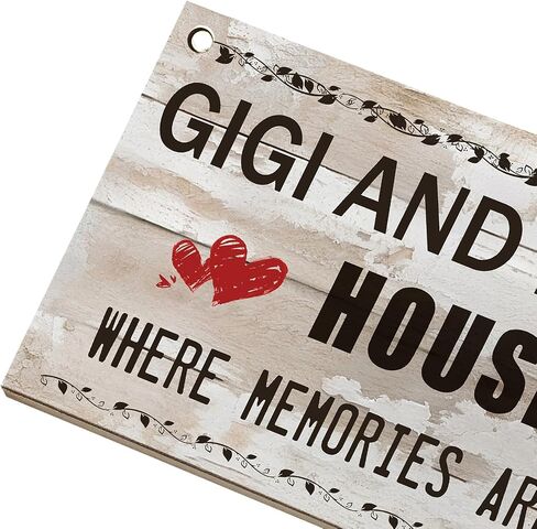 Mini Gifts Mini And Papa's House Sign Gift For Dad Papa Grandparents Indoor Outdoor Signs 12x6 Inch in Saudi Arabia
