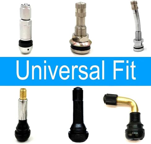 Anti Theft Tire Valve Stem Caps for Cars Trucks Motorcycles SUVs and Bikes | Tire Valve Caps | Tire Caps | Tapones para Llantas de Carro (CAN Black) in Saudi Arabia