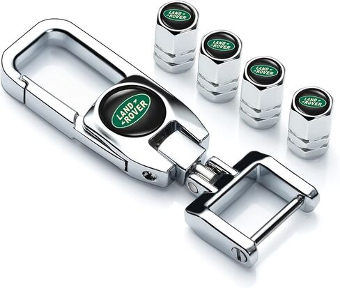 Alloy Car Tire Valve Caps&Car Key Chain, for Mazda M2 M3 M5 M6 MX5 RX7 RX8 A8 CX9 MX6 R3 CX-5 CX-7 CX-8，4pcs Car Tire Dust Caps& Car Keychain Replacement in Kuwait