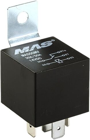 MAS 14V 30/50Amp DC5Pin مرحل طاقة السيارة حامل معدني in Saudi Arabia