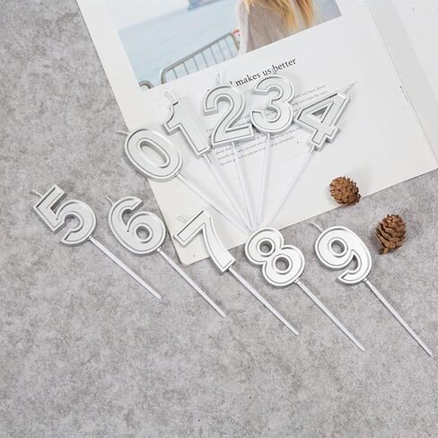 11th Birthday Candles Number 11 Cake Topper Happy Birthday Decoration for Girls Boys Women Men Party Wedding Anniversary Celebration (Rose Gold) in Saudi Arabia