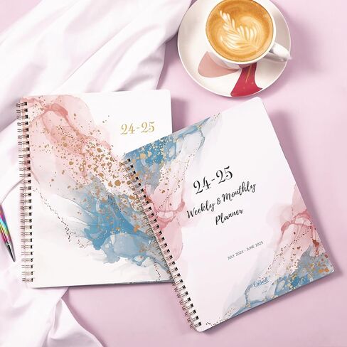 2024-2025 Planner - Academic Planner 2024-2025, July 2024-June 2025, 8" x 9.8", Planner 2024-2025 with Flexible Cover, Inner Pocket in Saudi Arabia