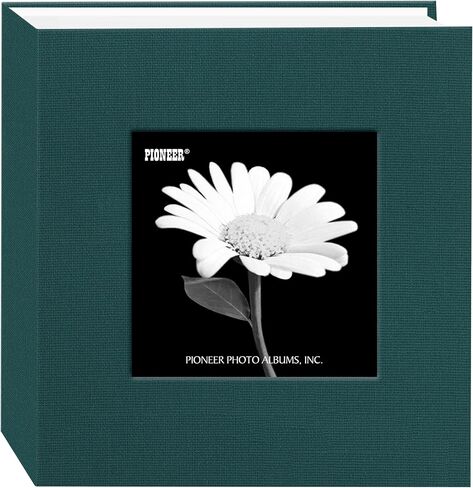Pioneer 100 Pocket Fabric Frame Cover Photo Album, Majestic Teal in Saudi Arabia