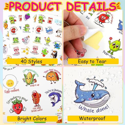 800 قطعة من ملصقات المعلم للطلاب، ملصقات مكافآت تحفيزية للأطفال في الفصول الدراسية، ملصقات مضحكة إيجابية لفصول الأطفال، لوازم المعلم لفصول رياض الأطفال الابتدائية التي يجب اقتناؤها in Kuwait