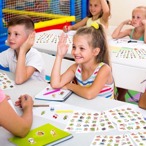 800 قطعة من ملصقات المعلم للطلاب، ملصقات مكافآت تحفيزية للأطفال في الفصول الدراسية، ملصقات مضحكة إيجابية لفصول الأطفال، لوازم المعلم لفصول رياض الأطفال الابتدائية التي يجب اقتناؤها in Kuwait