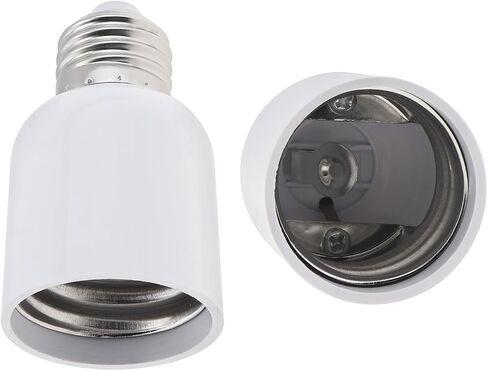 E26 to E39 Mogul Base Adapter, Medium Standard E26 Screw Base to E39 Mogul Light Bulb Lamp Socket Converter, Pack of 1 in Saudi Arabia