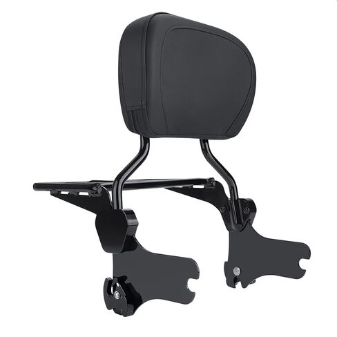 مسند ظهر الركاب سيسي بار مع رف الأمتعة متوافق مع Harley Touring Road Glide Road King 1997-2008 in Kuwait