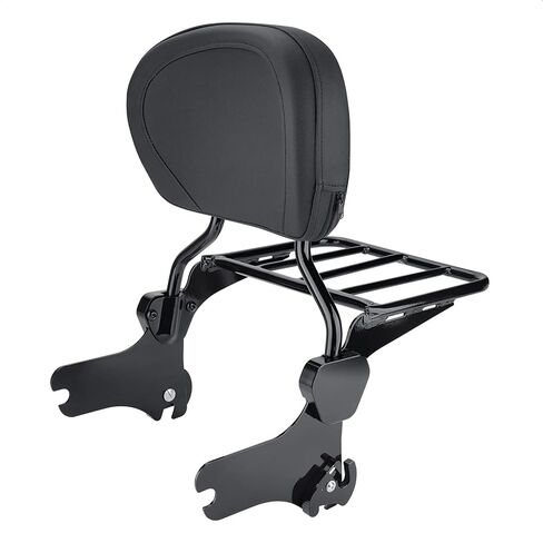 مسند ظهر الركاب سيسي بار مع رف الأمتعة متوافق مع Harley Touring Road Glide Road King 1997-2008 in Kuwait