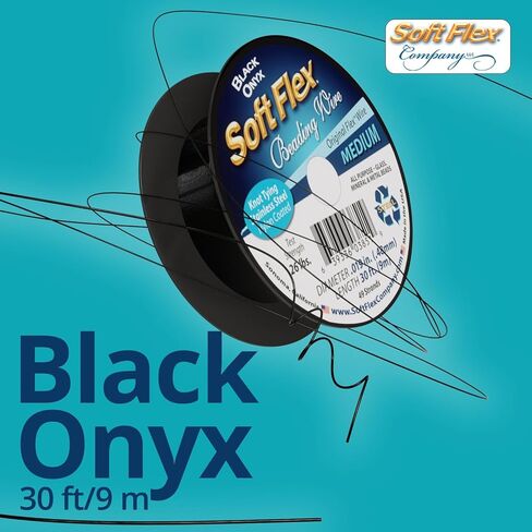 Soft Flex 49 Strand Beading Wire - Medium 0.19 Diameter - 30 Feet Nylon Design Wire in Kuwait