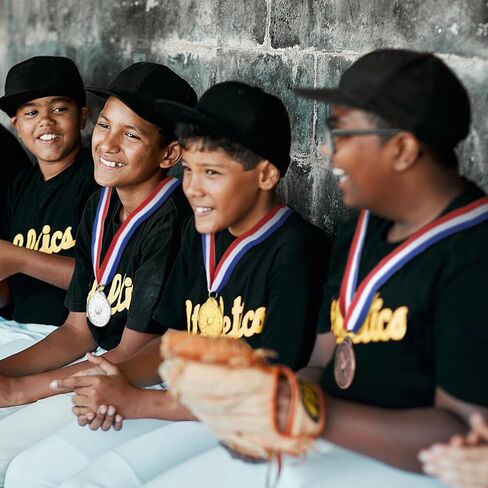 Bucherry 36 Pcs Gold Baseball Award Medals for Kids Gold Silver Bronze Medals with Ribbon Sports Style Baseball Trophy for Kids Adults Winner Prizes Party Favors, Olympic Style, 2 Inches in Kuwait