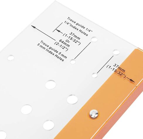 Woodworking Hole Drill Shelf Pin Jig, 5Mm Shelf Pin Jig Shelf Pin Drilling Jig Self Centering Bit Set Positioner Locator Tool in Saudi Arabia
