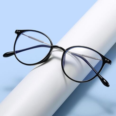 Sleek Round Blue Light Blocking Glasses Computer/Gaming/Screen Glasses for Women or Men in Saudi Arabia