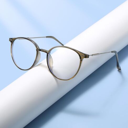 Sleek Round Blue Light Blocking Glasses Computer/Gaming/Screen Glasses for Women or Men in Saudi Arabia