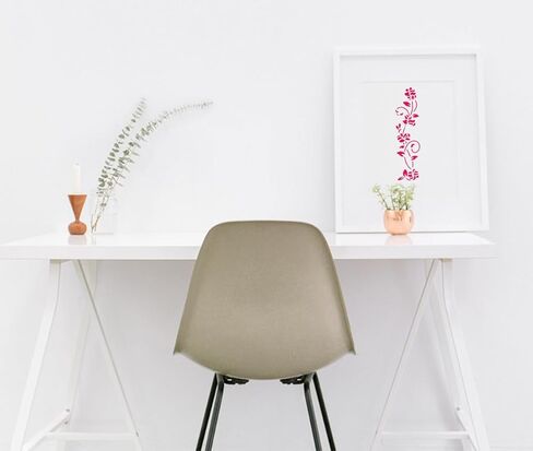 18 قطعة من استنسل الحدود قابلة لإعادة الاستخدام للرسم، قالب استنسل أوراق الشجر، استنسل تزيين الكيك للأثاث من القماش القماشي، بطاقة القصاصات الخشبية، صناعة يدوية فنية in Kuwait