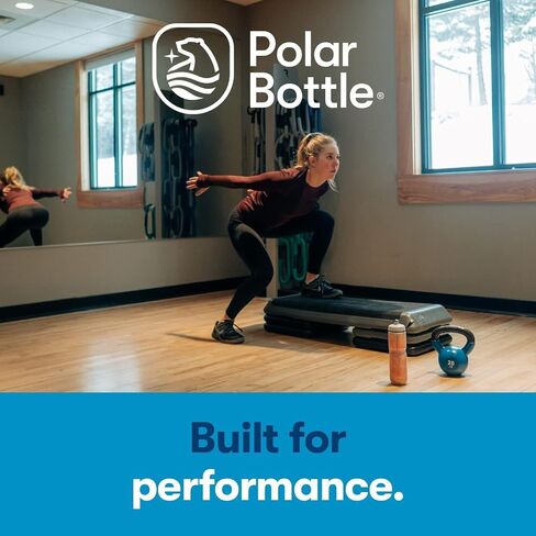 Polar Bottle 24 oz Sport Insulated Clean Cover Bottle 2-Pack Contender Charcoal in Saudi Arabia