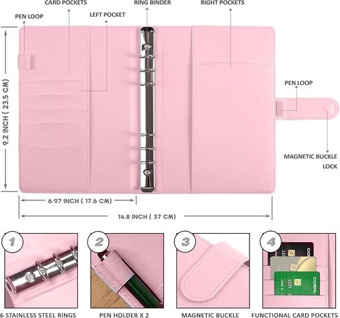 100 Envelopes A5 Money Saving Budget Binder with Cash Envelopes - Challenge Book to Save $5,050 (Green) in Saudi Arabia
