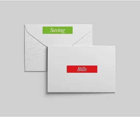 Top label Cash Envelope Stickers,Labels for Budget Planners,Binder Pockets Cash Budget Stickers in Saudi Arabia