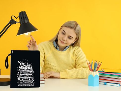 غلاف كتاب لهدايا محبي الكتب، غلاف كتاب بسحاب، هدايا لمحبي المعالج السحري للنساء والفتيات المراهقات، هدايا عيد ميلاد مستوحاة من الأفلام لعيد الميلاد للابنة in Kuwait