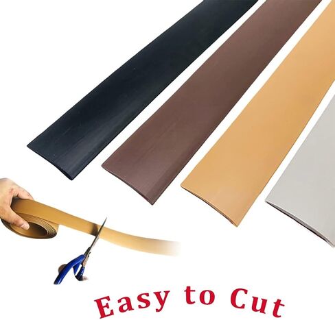 Self Adhesive Flat Floor Transition Strip, PVC Laminate Floor Strip Carpet Transition Strip Floor Threshold Divider Strips, Flooring Edge Trim (5CM/6.56FT, Yellow Oak, 1) in Saudi Arabia