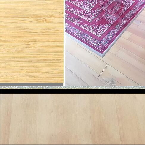 Self Adhesive Flat Floor Transition Strip, PVC Laminate Floor Strip Carpet Transition Strip Floor Threshold Divider Strips, Flooring Edge Trim (5CM/6.56FT, Yellow Oak, 1) in Saudi Arabia