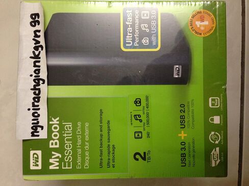 محرك الأقراص الصلبة الخارجي ويسترن ديجيتال ماي بوك 2 تيرابايت USB 3.0 in Saudi Arabia