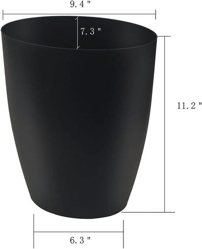 Plastic Small Trash Can 2 Gallon/7.6 Liter Garbage Can Wastebasket for Bathroom Bedroom Kitchen Office (2 Pack, Green) in Saudi Arabia