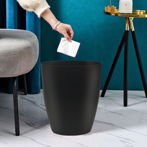 Plastic Small Trash Can 2 Gallon/7.6 Liter Garbage Can Wastebasket for Bathroom Bedroom Kitchen Office (2 Pack, Green) in Saudi Arabia