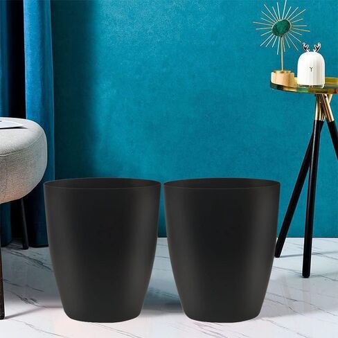 Plastic Small Trash Can 2 Gallon/7.6 Liter Garbage Can Wastebasket for Bathroom Bedroom Kitchen Office (2 Pack, Green) in Saudi Arabia