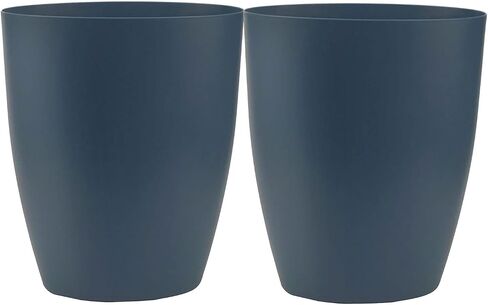 Plastic Small Trash Can 2 Gallon/7.6 Liter Garbage Can Wastebasket for Bathroom Bedroom Kitchen Office (2 Pack, Green) in Saudi Arabia