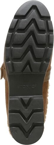 Vionic Women's Charm Kailen Faux Shearling Fuzzy Mules - Supportive Ladies Lug Sole Flats That Include Three-Zone Comfort with Orthotic Insole Arch Support, Medium Fit, Sizes 5-10 in Saudi Arabia