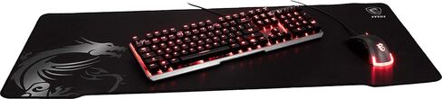 لوحة ماوس الألعاب الفاخرة MSI Agility GD70، مقاس XXL ممتد، نسيج حريري ناعم، قاعدة مطاطية طبيعية مضادة للانزلاق، 36 بوصة × 16 بوصة × 0.1 بوصة in Saudi Arabia